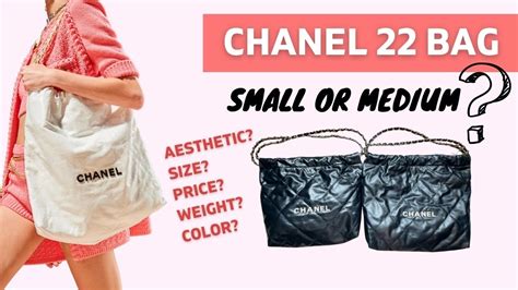 chanel size bag|chanel 22 bag size comparison.